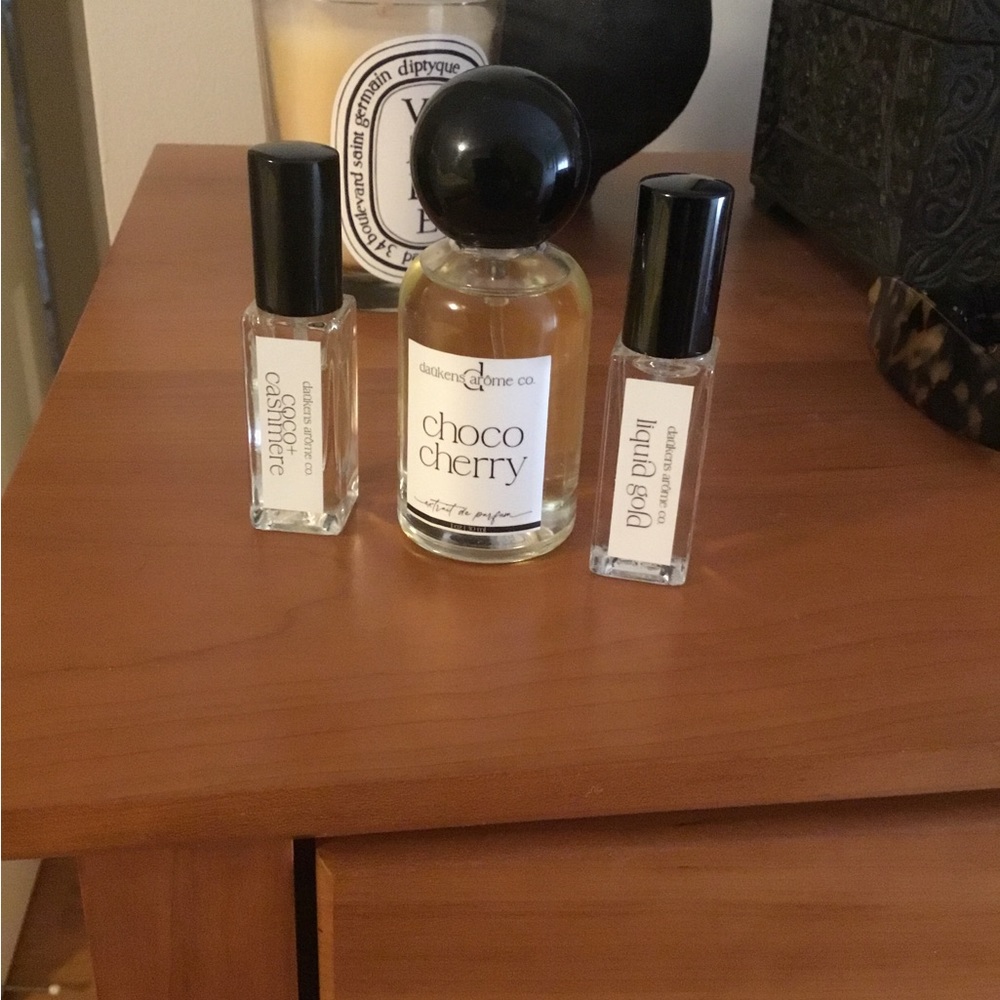 Daukens Arome Choco Cherry , Coco Cashmere, liquid Gold Perfume Lot